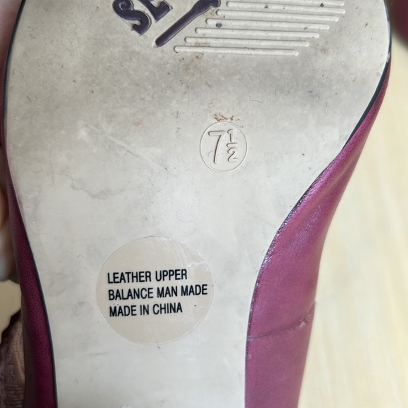 Leather Mary Jane shoes with a 2” heel, Hibiscus Red. - Picture 11 of 11